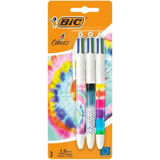 BIC 4 Colour Tie Dye Ballpoint